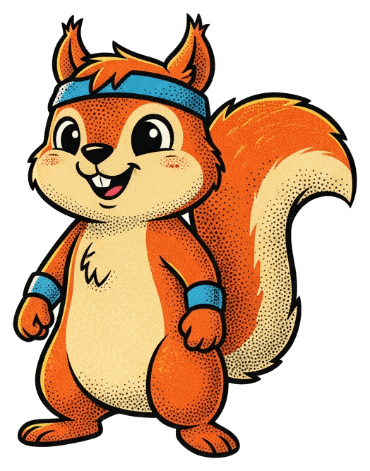 Dashy standing and smiling